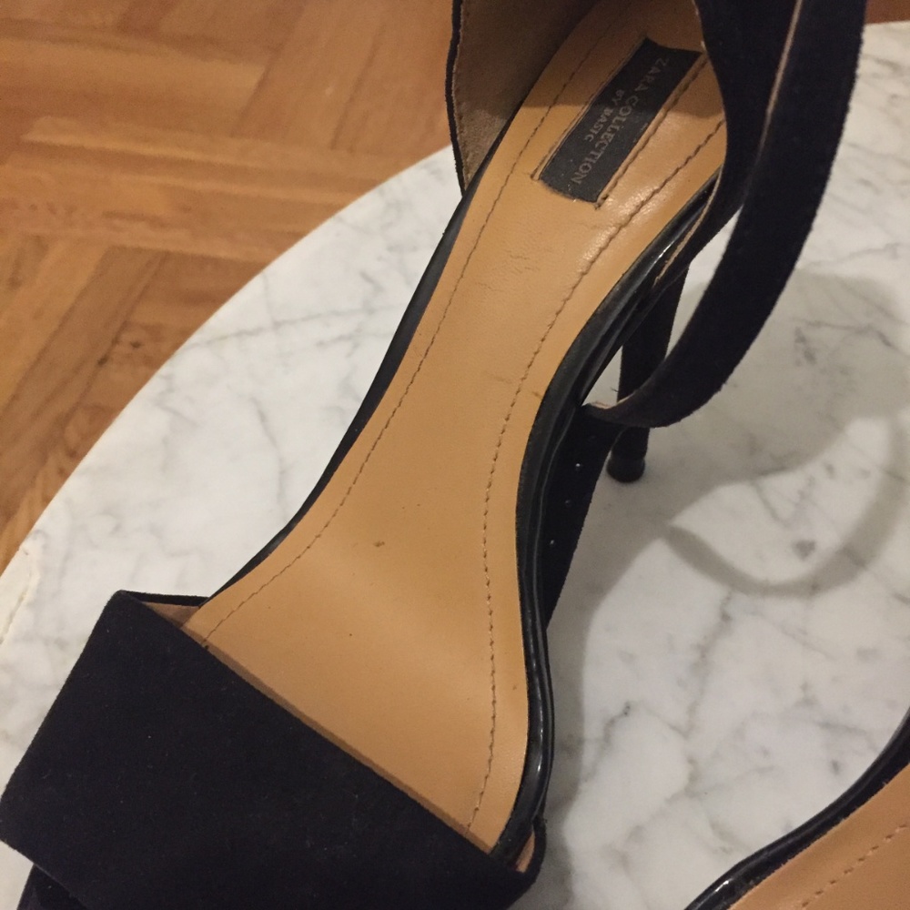 Zara Collection Black Heel Sandals - Picture 6 of 6